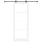 Preview: Schiebetür ORKDAL 93 x 232 cm Massivholz Kiefer und Glas