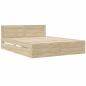 Preview: Bettrahmen 2 stk. Sonoma 153 x 203 cm Holzwerkstoff