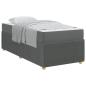 Preview: Bettrahmen Dunkelgrau 90 x 200 cm Stoff