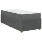 Preview: Bettrahmen Dunkelgrau 90 x 200 cm Stoff