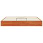 Preview: Ottoman Bettgestell mit Stauraum Wachsbraun 180 x 200 cm