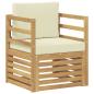 Preview: Outdoor-Sofagarnitur Polyester Weiß