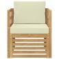 Preview: Outdoor-Sofagarnitur Polyester Weiß