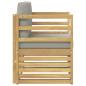 Preview: Outdoor-Sofagarnitur Polyester Weiß