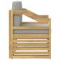 Preview: Outdoor-Sofagarnitur Polyester Weiß