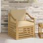 Preview: ARDEBO.de - Outdoor-Sofagarnitur Polyester Weiß