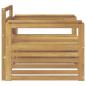 Preview: Outdoor-Sofa Massivholz Akazie Weiß