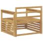 Preview: Outdoor-Sofa Massivholz Akazie Weiß