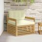 Preview: ARDEBO.de - Outdoor-Sofa Polyester Weiß