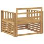 Preview: Outdoor-Sofa Massivholz Akazie Weiß