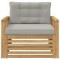 Preview: Outdoor-Sofa Polyester Weiß