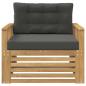 Preview: Outdoor-Sofa Polyester Weiß