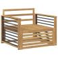 Preview: Outdoor-Sofa Massivholz Akazie Weiß