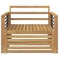 Preview: Outdoor-Sofa Massivholz Akazie Weiß