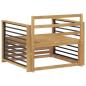 Preview: Outdoor-Sofa Massivholz Akazie Weiß