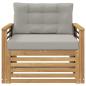 Preview: Outdoor-Sofa Polyester Weiß