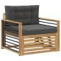 Preview: Outdoor-Sofa Polyester Weiß