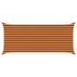 Preview: Sonnensegel Orange und Braun 4,5 x 2 m 100 % Polyester Oxford