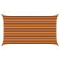 Preview: Sonnensegel Orange und Braun 2,5 x 4,5 m 100 % Polyester Oxford