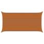 Preview: Sonnensegel Orange und Braun 5 x 2,5 m 100 % Polyester Oxford
