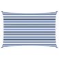 Preview: Sonnensegel Blau und Weiß 4,5 x 3 m 100 % Polyester Oxford