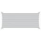 Preview: Sonnensegel Hellgrau und Weiß 4,5 x 2 m 100 % Polyester Oxford
