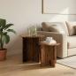 Preview: ARDEBO.de - Beistelltisch-Set 2 stk. Altholz Ø 45 x 45 cm Holzwerkstoff