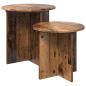 Preview: Beistelltisch-Set 2 stk. Altholz Ø 45 x 45 cm Holzwerkstoff