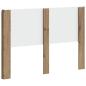 Preview: Kopfteil Artisan-Eiche Holzwerkstoff
