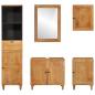 Preview: Badezimmermöbel-Set mit Schubladen 5 pcs Braun Holzwerkstoff