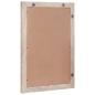 Preview: Wandspiegel Bleached White 70 x 50 cm Ingenieurholz und Glas