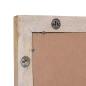 Preview: Wandspiegel Bleached White 70 x 50 cm Ingenieurholz und Glas