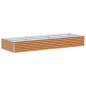 Preview: Hochbeet Hellbraun 290 x 100 x 36 cm Verzinkter Stahl