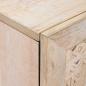 Preview: Sideboard 3 pcs Weiß 180 x 33,5 x 75 cm massives Mangoholz