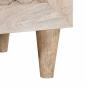 Preview: Sideboard 3 pcs Weiß 180 x 33,5 x 75 cm massives Mangoholz