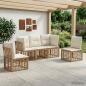 Preview: ARDEBO.de - Outdoor-Sofagarnitur Natur Polyester