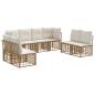 Preview: Outdoor-Sofagarnitur Natur Polyester