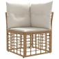 Preview: Outdoor-Sofagarnitur Natur Polyester
