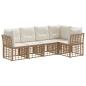 Preview: Outdoor-Sofagarnitur Natur Polyester