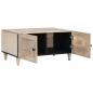 Preview: Couchtisch Weiß 80 x 54 x 40 cm Holzwerkstoff