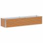 Preview: Hochbeet Hellbraun 195 x 50 x 36 cm Verzinkter Stahl