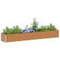 Preview: Hochbeet Hellbraun 290 x 50 x 36 cm Verzinkter Stahl