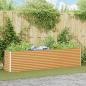 Preview: ARDEBO.de - Hochbeet Hellbraun 290 x 50 x 68 cm Verzinkter Stahl
