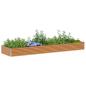 Preview: Hochbeet Hellbraun 390 x 100 x 36 cm Verzinkter Stahl
