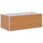 Preview: Hochbeet Hellbraun 195 x 100 x 68 cm Verzinkter Stahl