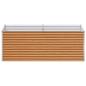 Preview: Hochbeet Hellbraun 195 x 100 x 68 cm Verzinkter Stahl