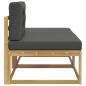 Preview: 2 Stück Outdoor-Fußhocker Polyester Weiß