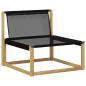Preview: Outdoor Mittelsofa Massivholz Akazie Weiß