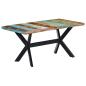 Preview: ARDEBO.de - Esstisch 160x80x75 cm Altholz Massiv
