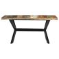 Preview: Esstisch 160x80x75 cm Altholz Massiv